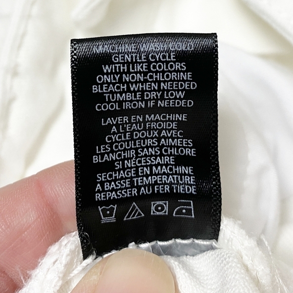 AFRM Luisa Mid Rise Skinny Ankle Jeans 25 0 white 100% cotton distressed - Picture 8 of 12